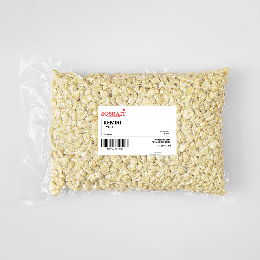 <b>KEMIRI</b> Pecah Banyak, 3Kg (Asli Sumba)